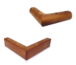 Corner Wooden Feet